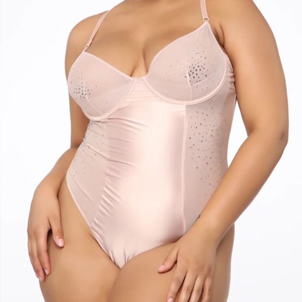 🩰Rhinestone Detail Teddy🩰 - Picture 12 of 14